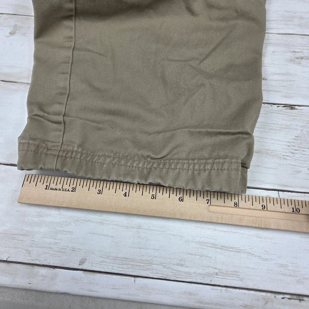 Woolrich Pants Mens 38x32 Khaki Tan Cotton Pants‎ Stained